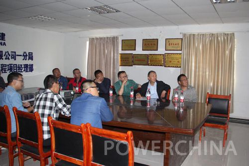 一分局亚曼苏项目“BIM+智慧工地”获得华能集团领导赞扬