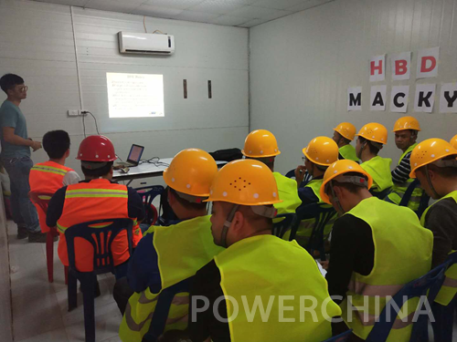 基础工程分局老挝南屯1项目拉开基础处理工程序幕