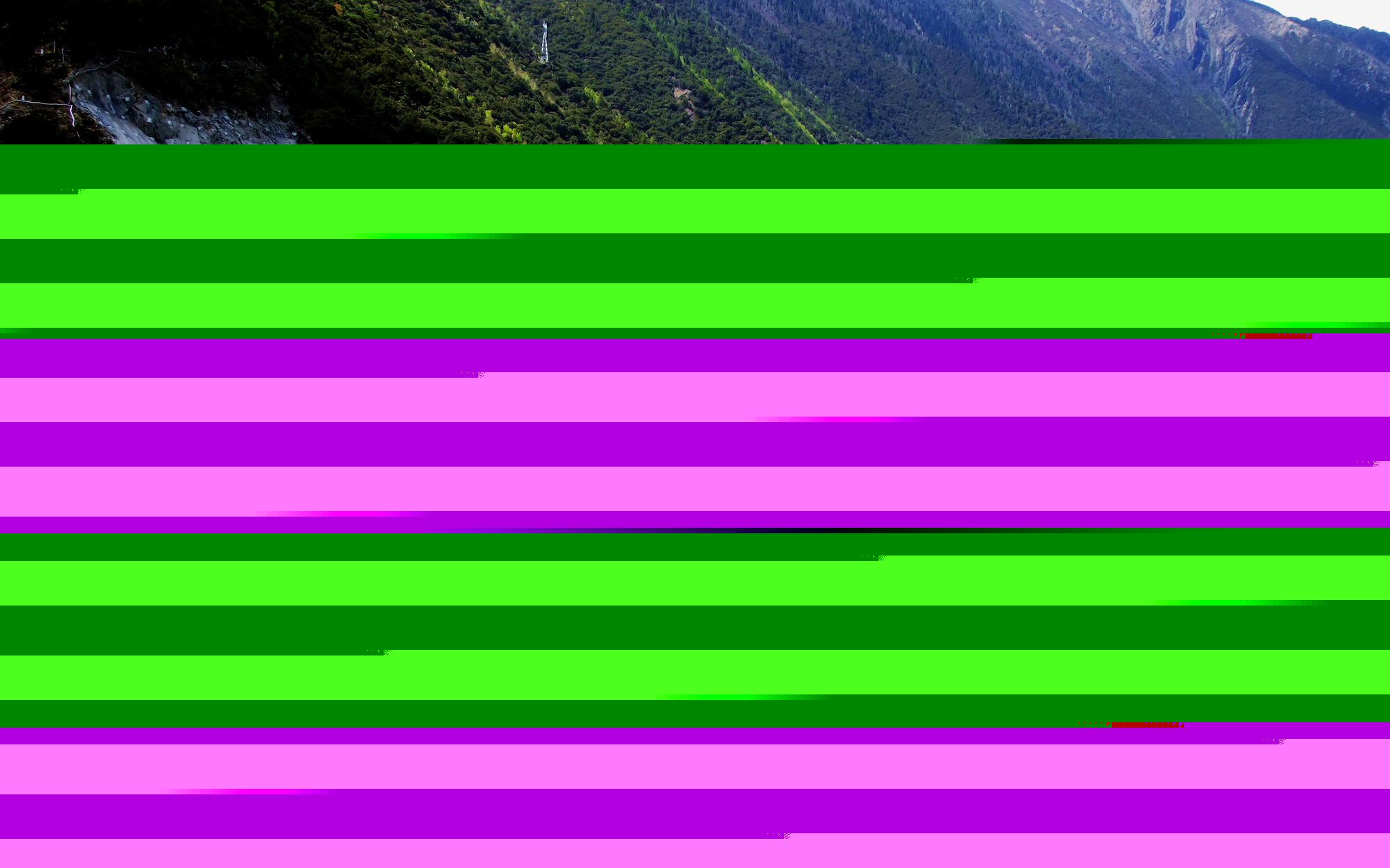 西藏老虎嘴大坝下游