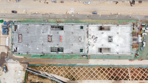 成眉线项目视高站施工