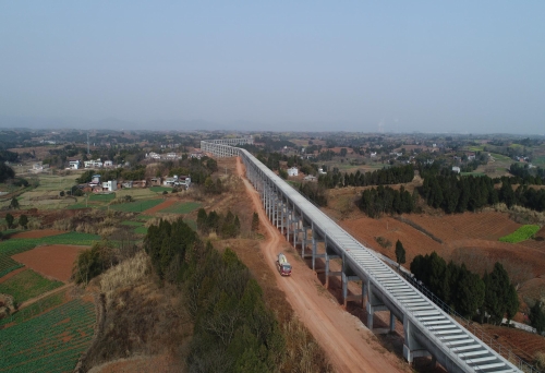 毗河一期工程——蒋铜渡槽建设